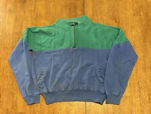 Gant The Rugger Vintage 1/4 Zip Sweatshirt YOUTH XL 80s - Picture 1 of 6
