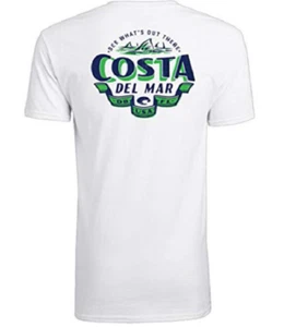 NUEVA Camiseta Gráfica Costa Del Mar Para Hombre Duval Manga Corta Talla Mediana - Imagen 1 de 1