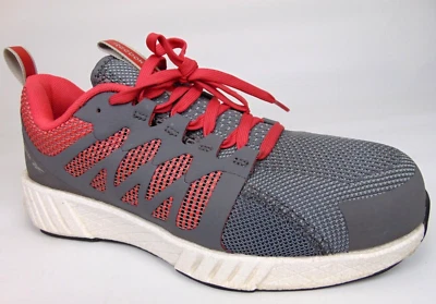 Reebok Fusion Flexweave Composite Toe Work Sneakers, Women's Size 10.5 M, Gray - Image 1 of 4
