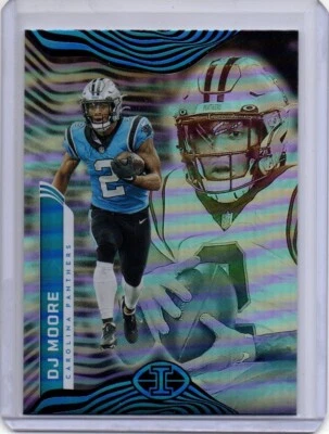 Carolina Panthers DJ Moore 2022 Panini Illusions Football Card - Image 1 of 2