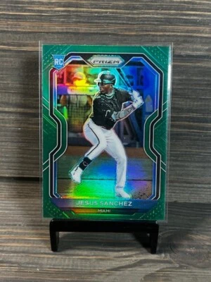 2021 Panini Prizm - Prizm Green #148 Jesus Sanchez (RC) - Image 1 of 2