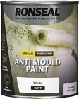 RONSEAL AMPWM750 Anti Mould Paint White Matt 750ml