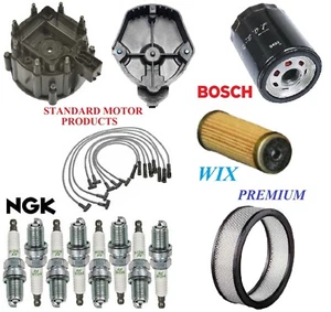 Tune Up Kit Filters Cap Wire Plugs For OLDSMOBILE CUTLASS CRUISER 4.3L & 5.7L 80 - Picture 1 of 1
