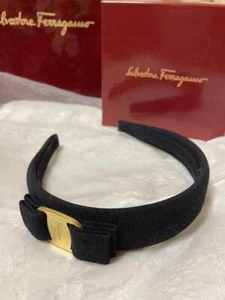 Vintage Salvatore Ferragamo Gold Haarband Stirnband gebraucht, echt - Bild 1 von 4