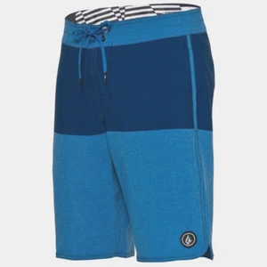 NEW VOLCOM board shorts Static Block  V4S 4 way stretch blue  size  40 - Picture 1 of 2