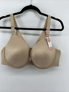 Lane Bryant Cacique Boost Plunge Underwire Support Invisible Backsmoother 44D - Picture 1 of 4