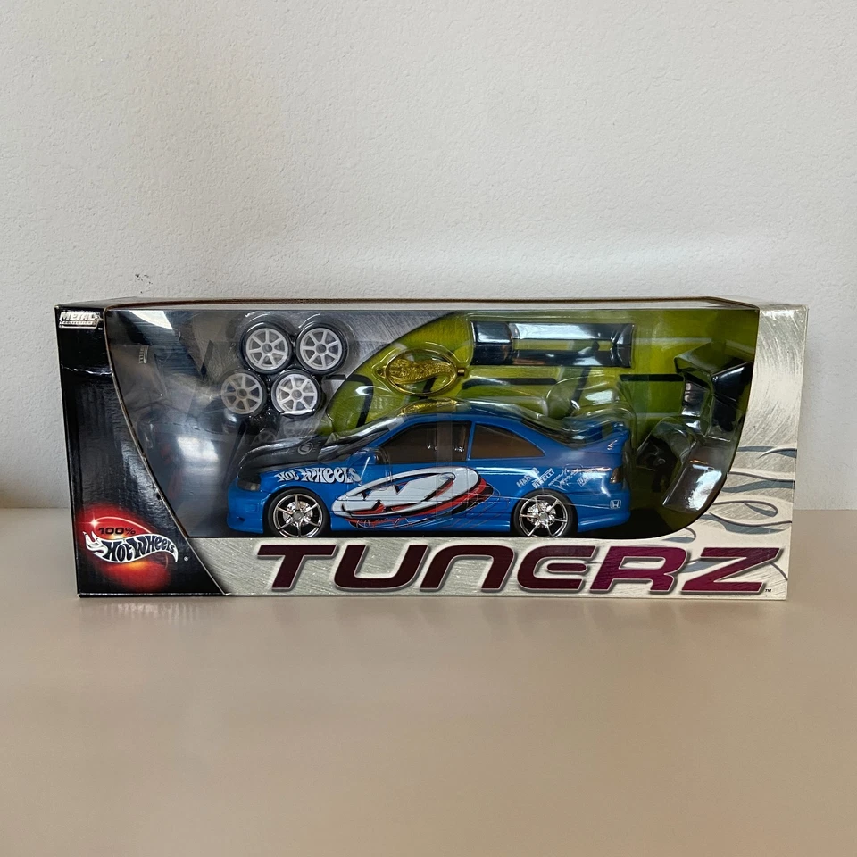 Honda Civic Si escala 1:18 Hot Wheels Tunerz | Wings West Blue Livery | Sellado Foto 1 de 4