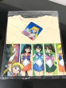 Sailor Moon Vintage T-Shirt N.K.T.A 1992 Kinder 6/8 seltene beige Variante - Bild 1 von 3