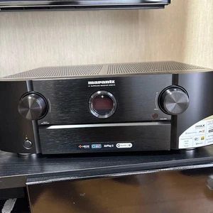 MARANTZ SR6015 8K AV RECEIVER MIT 3D AUDIO schwarz getestet guter Zustand - Bild 1 von 8