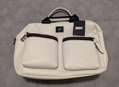 DKNY Women’s Damian Satchel White Crossbody Bag Handbag - With Tags - No Strap  - Image 1 of 4