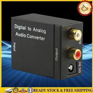 FR Optical Coax Toslink RCA Audio Adapter Audio Decoder Audio Converter Adapter - Bild 1 von 6