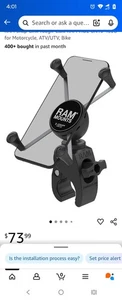 Support téléphone moto X-Grip RAM Mount - Photo 1 sur 6