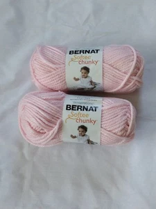 BERNAT Softee Chunky 2 KNÄUEL PAKET BABYROSA. 100 % ACRYL 108 YARDS 3,5 OZ NEU - Bild 1 von 6