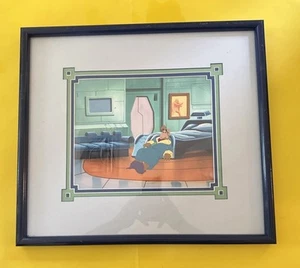 ALF CARTOON ALIEN PAINTED ANIMATED CEL W/FRAME - FREE SHIPPING - Picture 1 of 5