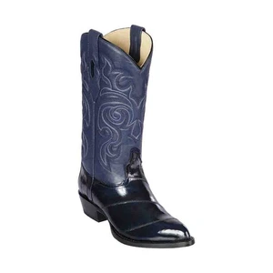 Los Altos Navy Eel Skin J-Toe (10.5-EE) - Bild 1 von 8