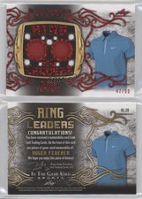 2022 Leaf ITG Used Sports Ring Leaders Red Pattern /50 Roger Federer #RL-28