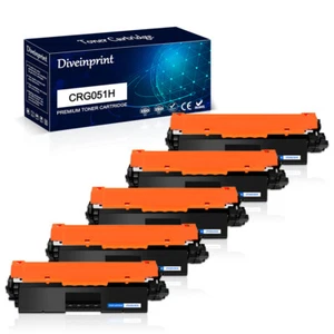 5PK CRG051H Toner for Canon 051H ImageCLASS ic MF267 LBP161 MF263dn LBP1692dwkg - Picture 1 of 12