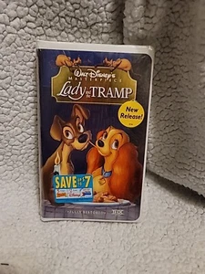 Brand New Sealed "Lady and the Tramp" Disney Masterpiece Collection VHS 1998 - Foto 1 di 4