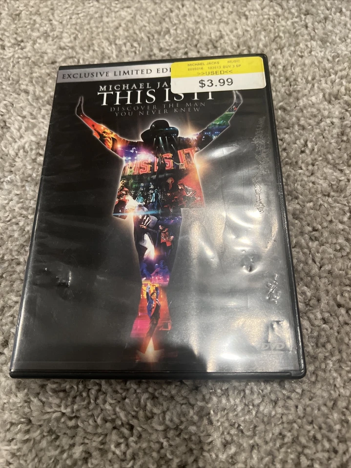 Michael Jackson THIS IS IT  Exclusive Limited Ed 2-Disc DVD Sealed! - Image 1 of 1