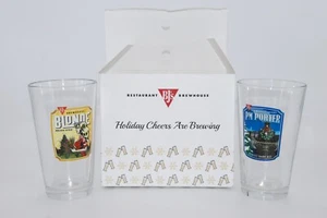 NEU BJ's Brewhouse Happy Holidays 2021 Pint Brille blond/PM Porter - Bild 1 von 3