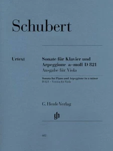 Schubert Sonata for Piano and Arpeggione A minor D 821 Op Posth Viola 051480612 - Picture 1 of 1