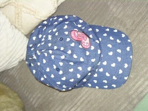 Mädchen Mütze Cap Cappy Strandmütze jeans blau 3 - 5 jahre - Bild 1 von 2