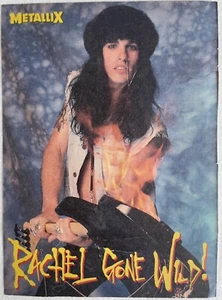 Pinup vintage de Rachel Bolan de Skid Row - Imagen 1 de 1