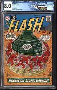 DC Comics Flash #122 8/61 Fantast CGC 8,0 páginas blanco roto a blanco - Imagen 1 de 2