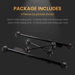 Set of 4 Rear Upper & Lower Trailing Control Arm For Nissan Pathfinder 1997-2004 - Picture 1 of 9