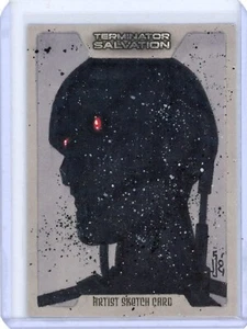 TERMINATOR SALVATION the MOVIE 2009 TOPPS ARTIST COLOR SKETCH by JAMIE SNELL - Picture 1 of 2
