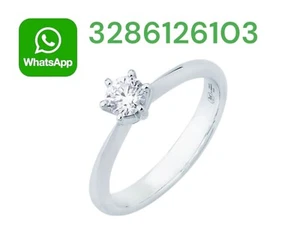 💎 MIRCO VISCONTI anello solitario con diamante da 0.46 ct quasi 0.5 ct carati - Imagen 1 de 8