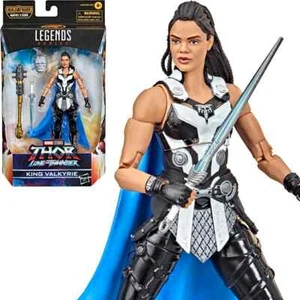 THOR LOVE AND THUNDER MARVEL LEGENDS SERIES KING VALKYRIE 6-INCH ACTION FIGURE - Picture 1 of 8