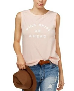 ban.do Cotton Graphic Pink Skies Up Ahead Pink Tanktop Damen M L - Bild 1 von 2