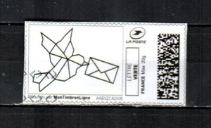 FRANCE - MTL ( 1v ) Bird Carrying Letter F/VF Used ( 2019 ) #1 - Picture 1 of 1