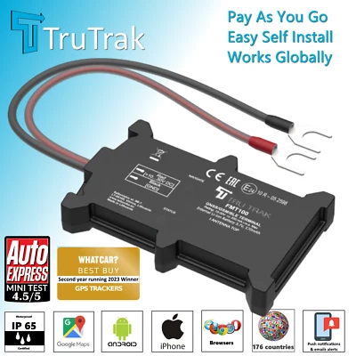 TruTrak GPS Tracker - Real Time Vehicle Van Motorbike Caravan Car Tracking PAYG - Image 1 of 4