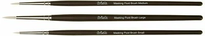 Frisk Artcoe Masking Fluid Brushes - Set of 3