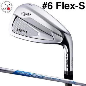 HONMA Golf Iron Club Tour World XP-1 #6 Flex S Steel Shaft N.S.PRO Zelos For TW - Picture 1 of 11