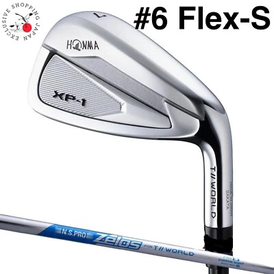 HONMA Golf Iron Club Tour World XP-1 #6 Flex S Steel Shaft N.S.PRO Zelos For TW - Image 1 of 4