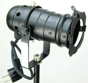 PAR-20 Scheinwerfer Schwarz Spot Light mit Kabel, Stecker, Farbfilterrahmen, E27 - Bild 1 von 6
