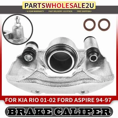 Pinza de freno de disco delantera derecha con pistón para Kia Rio 2001-2002 Ford Aspire 94-97 Foto 1 de 4