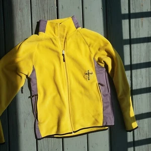 **** Vintage Womens Yellow Burton Large L Jacket Coat Formula - Picture 1 of 5