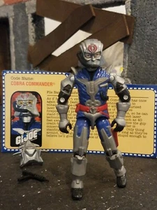 Gi Joe ~ 2001 Cobra Commander mit Battle Armor ~ 100% & Karteikarte wie 1987 - Bild 1 von 4