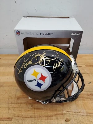 Casco Steelers Auténtico Tamaño Completo Firmado Jerome Bettis - Certificado de Autenticidad - HOF Foto 1 de 4