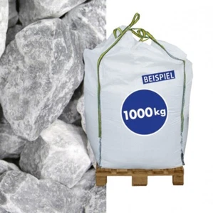 1000kg BigBag Gabionen Steine Marmorbruch Ice Blue 70-120 mm - Bild 1 von 2