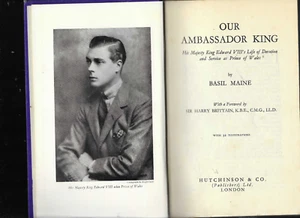 OLD : Basil Maine / Our Ambassador King HC His Majesty King Edward V111's Life - Picture 1 of 3