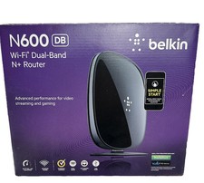 Belkin N600 300 Mbps 4-Port 10/100 Wireless N Router (F9K1102)
