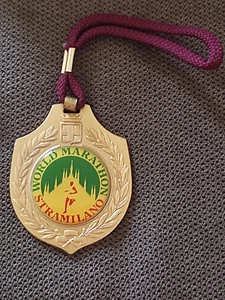 ATLETICA - MEDAGLIA WORLD MARATHON STRAMILANO 1985 FIOR DI ROCCIA - Afbeelding 1 van 2