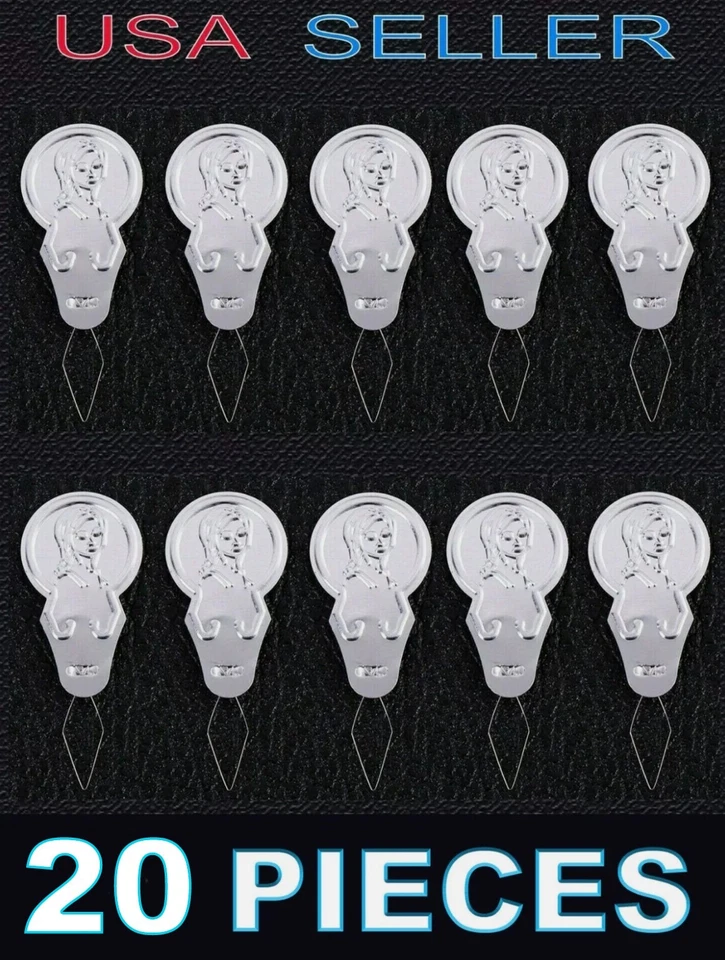 20 шт. Серебряный Лук Проволока Игла Нитка Ручная Машина Инструмент для Шитья Вышивки Вставки - Изображение 1 из 3