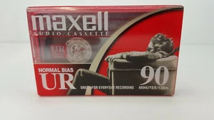 Cinta de casete de audio Maxell en blanco UR 90 sesgo normal 135 m/443 pies - Imagen 1 de 5