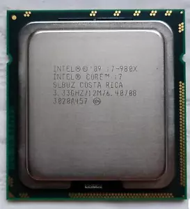 Intel Core i7-980X Extreme Edition 6core SLBUZ 3.33GHz LGA1366 CPU Processor - Picture 1 of 1